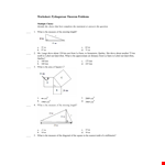Pythagorean Theorem Questionnaire example document template
