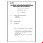 Retreat Agenda Template example document template