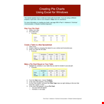 Create Eye-Catching Pie Charts with our Template - Click to Visualize Data example document template