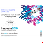 Software product Presentation Template example document template