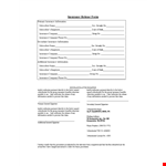 Insurance Release Form Template example document template