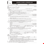 Promissory Note Modification Agreement Form example document template