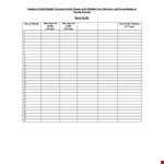 Employee Daily Activity Report Template - Track and Monitor Employee Activities Daily & Monthly example document template
