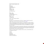 Service Termination Acceptance Letter example document template 