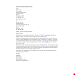Service Termination Acceptance Letter example document template