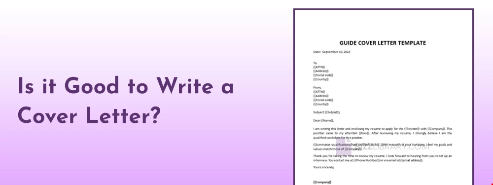 Is it Good to Write a Cover Letter? image