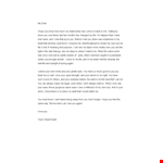 Romantic Love Letter Template - Free Printable and Customizable example document template 