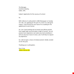 Cover Letter for Laborer Position example document template