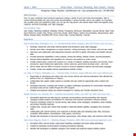 Technical Resume In Pdf example document template