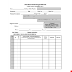 Download Purchase Order Template PDF | Fast Delivery & Easy Purchase Process example document template
