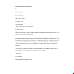 Sample Credit Card Rejection Letter example document template