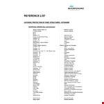 Project Jacket - Reference Page Template and Subsea Structures example document template