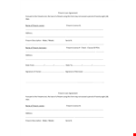 Loan Agreement Template for Firearms: Owner's Licence example document template