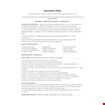 Sales Clerk Job Resume example document template