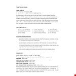 Senior Executive Resume Sample example document template