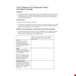 Professional Research And Development Report Template example document template 