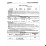 SunTrust Personal Accounts Fee Schedule: Account Balance, Checking Accounts & More example document template 