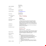 Dentist Doctor example document template