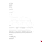 Temporary Job Resignation Letter Example example document template 