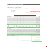 Effortlessly Track Your Expenses with Our Expense Report Template example document template
