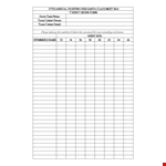 Order Form Template - Easily Customize for Contact, Shirt, or Swimmers example document template