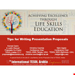 Conference Presentation Proposal Template example document template 