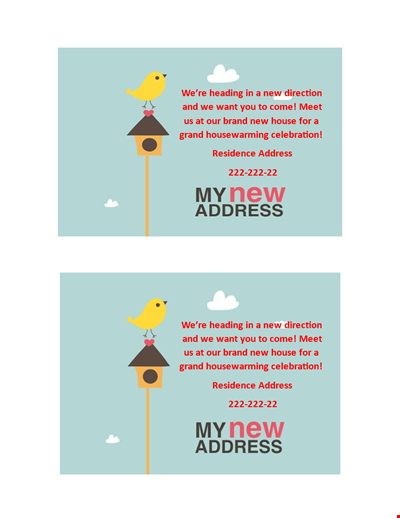 Housewarming Invitation Template - Customize and Celebrate Your New Home