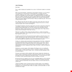 Letter Of Apology Example example document template 