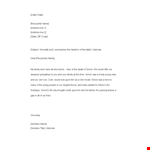 Sympathy Letter for the Simon Family | Expressing Deepest Condolences example document template