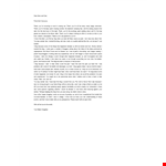 Thank You Letter To Parents For Gifts Example example document template 