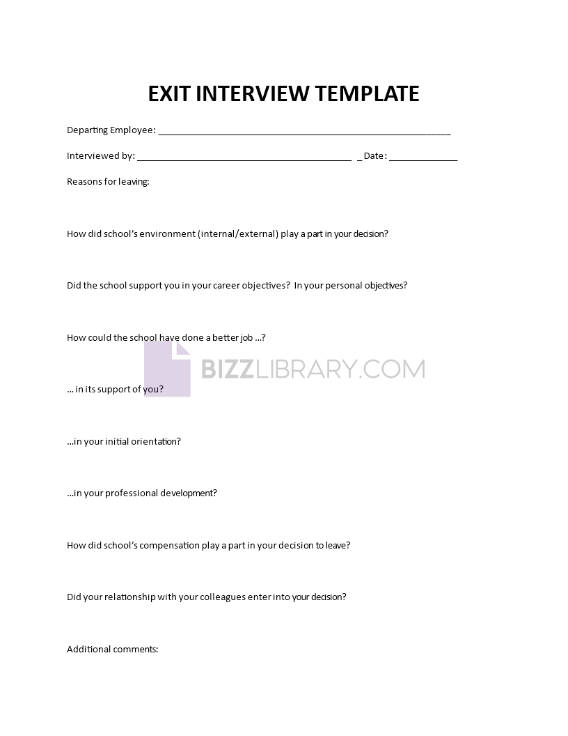 exit interview Main Image exit interview