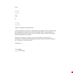 Accepting Job Offer - Formal Job Acceptance Letter example document template 