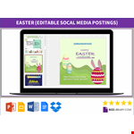 Easter Social Media Post  example document template