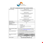 Free Classroom Agenda Example example document template