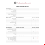 Event Planning Checklist Template - Your Complete Guide for Organizing Successful Events example document template