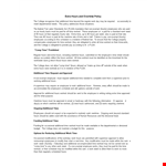 Overtime Policy And Procedures Final example document template