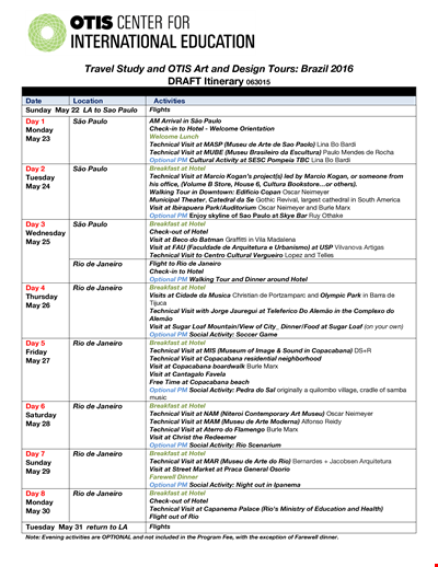 Design Your Simple Travel Itinerary | Plan Your Visit & Hotel Stay | Technical Assistance