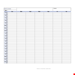 Excel Free Weekly Schedule Template example document template