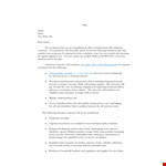 Relocation Agreement Letter for Moving Expenses - University Relocation example document template