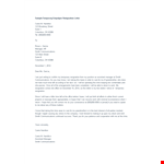 Temporary Employee Resignation Letter Template example document template