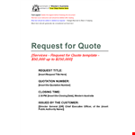 Get a Custom Quote for Contracts and Offers - Streamline Your Workflow example document template 