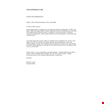 Formal Job Reference Letter example document template 