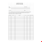 Shop Inventory Template - Easily Track Vendor and Item Numbers example document template