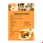Discover Customizable Menu Templates | MyTemplateCollection example document template