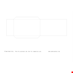 Personalize Your Mail with Our Envelope Template example document template