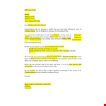 Job Offer Letter Template Sample example document template