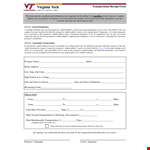 Transport Receipt Format example document template