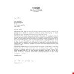 Cover Letter Sample for a Plain Latex Document: State Smith's Professional Letter Paragraph example document template