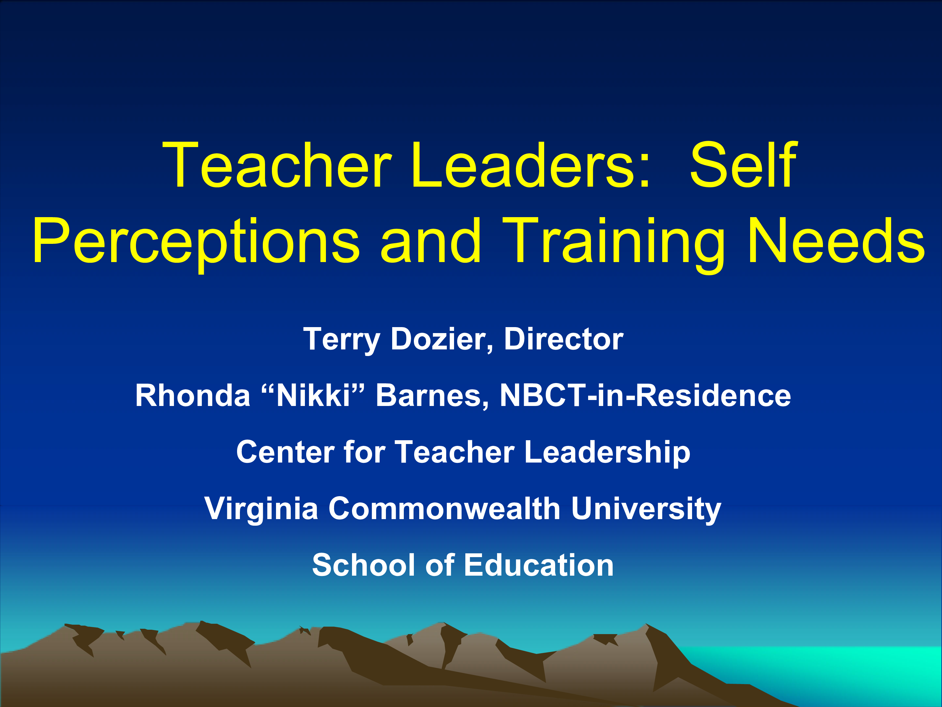teacher leadership template