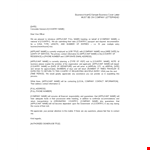Sample Business Cover Letter example document template